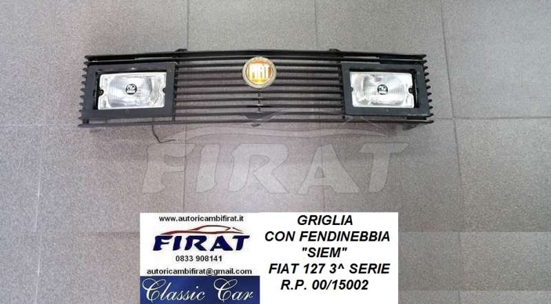 GRIGLIA FIAT 127 3^ SERIE CON FENDINEBBIA